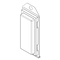 Visipak Thermoform-CLAMSHELL-#70-5.063-2.063-3.600-1.375-0.350-0.015-CLEAR-STOCK-L12196 75TFM - alternate 1